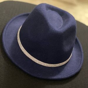 Coach blue bowler hat